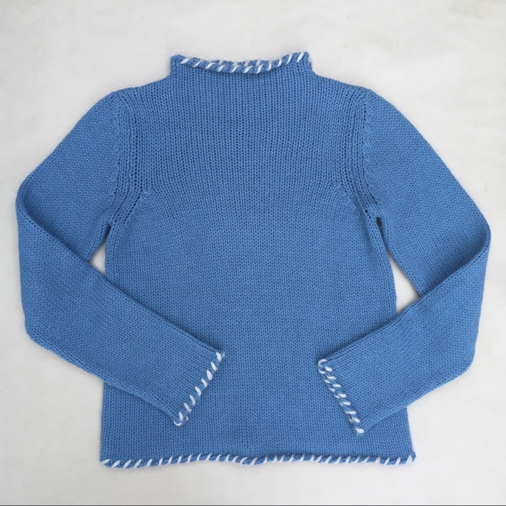 MAX&Co ♢ Whipstitch Tricot Pullover Sweater - Picture 3 of 5